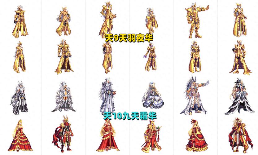 dnf天空套1-12有哪些-天空套1-12外观图片汇总