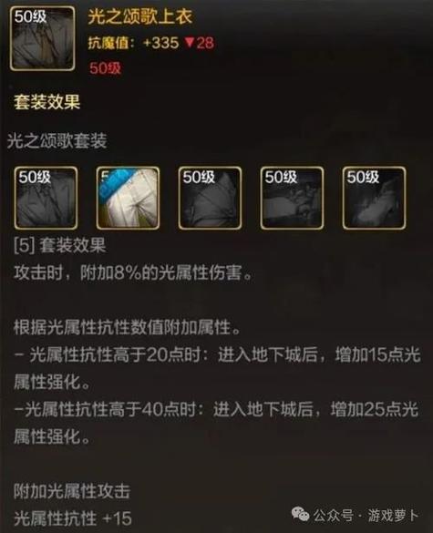 dnf手游气功史诗毕业装备搭配一览