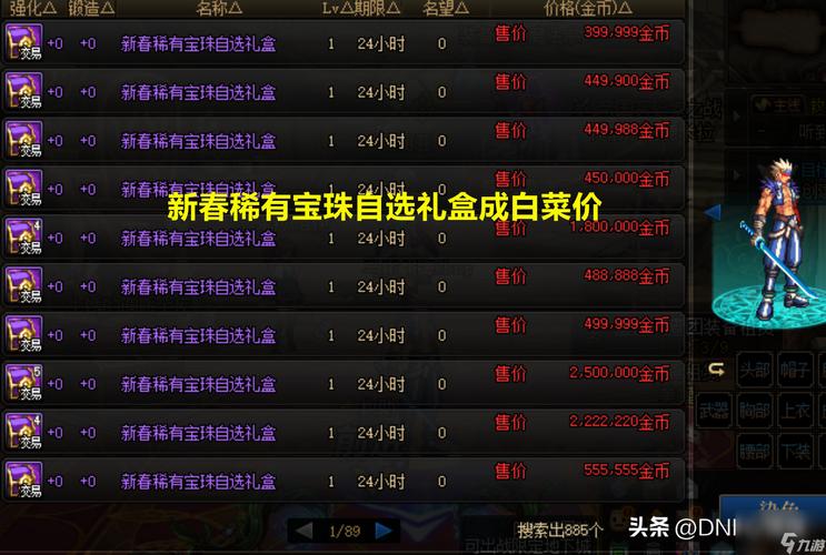 dnf2014春节高级礼包多少钱