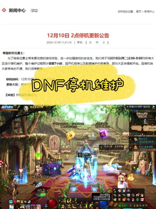 dnf维护时间(每周维护时间表及更新内容简介)