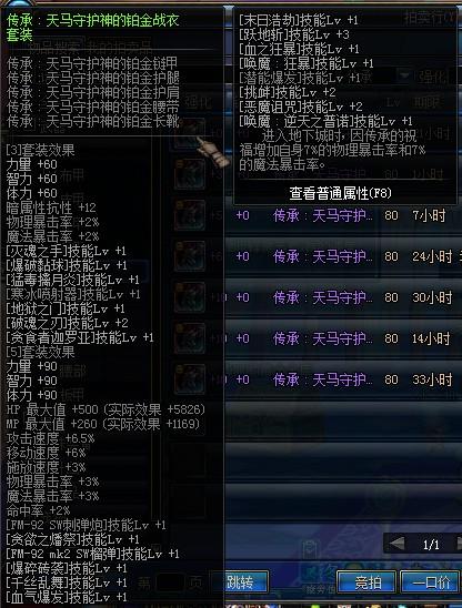 DNF什么是传承装备?