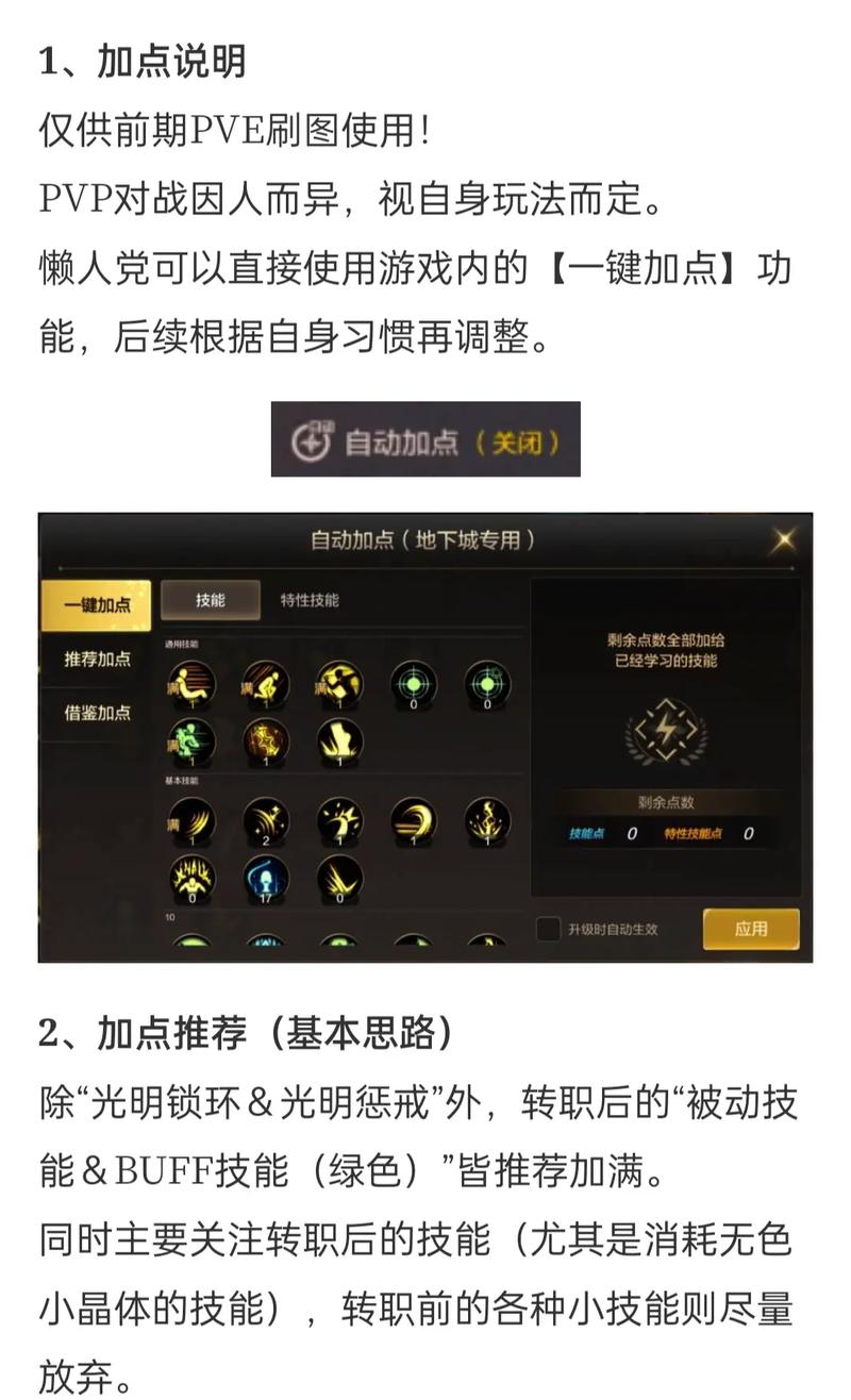 DNF中圣骑士怎么加点好?