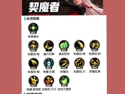dnf手游女鬼剑剑魔技能怎么加点-地下城与勇士起源女鬼剑剑魔技能加点...