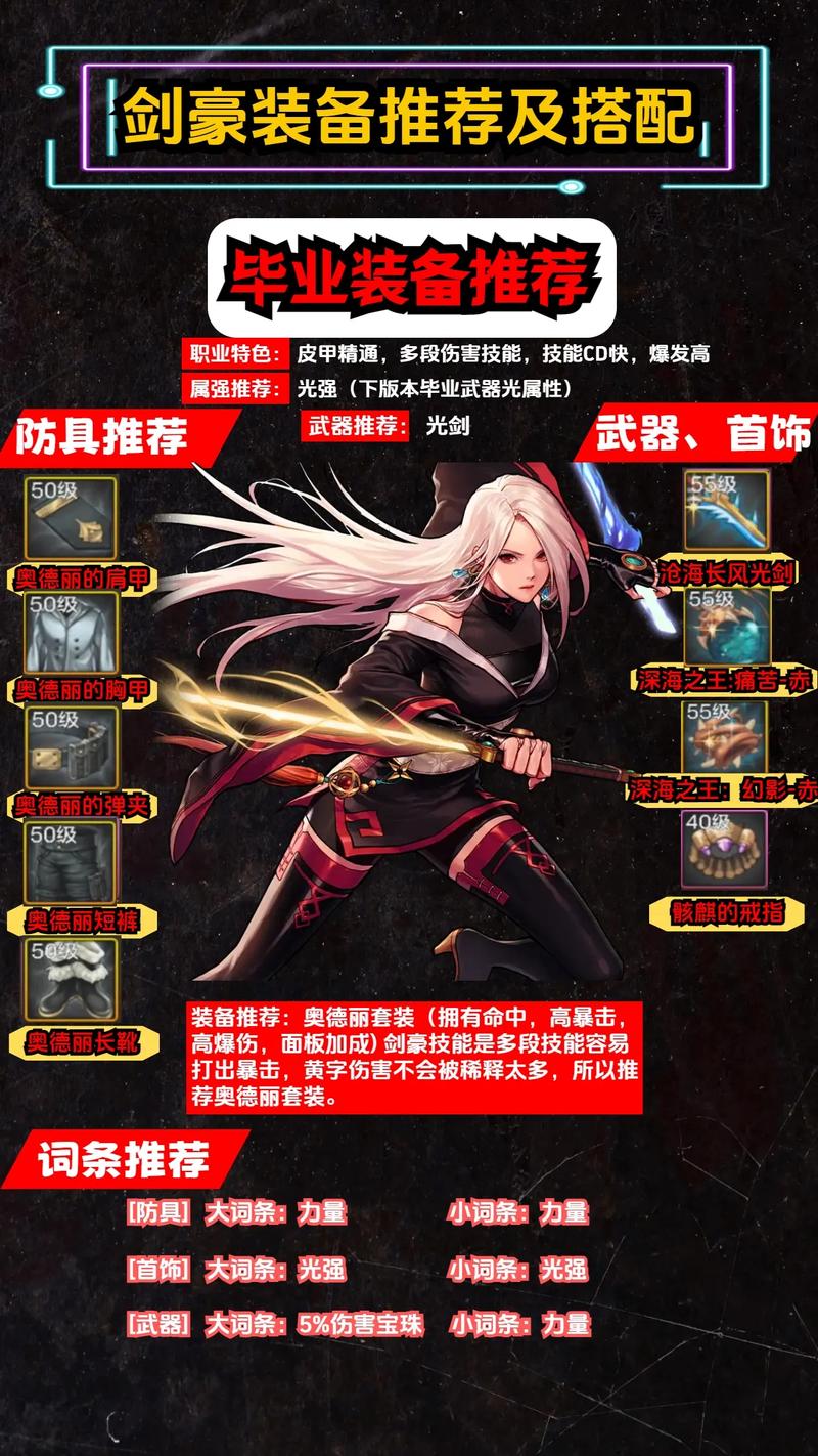 dnf剑豪带什么武器
