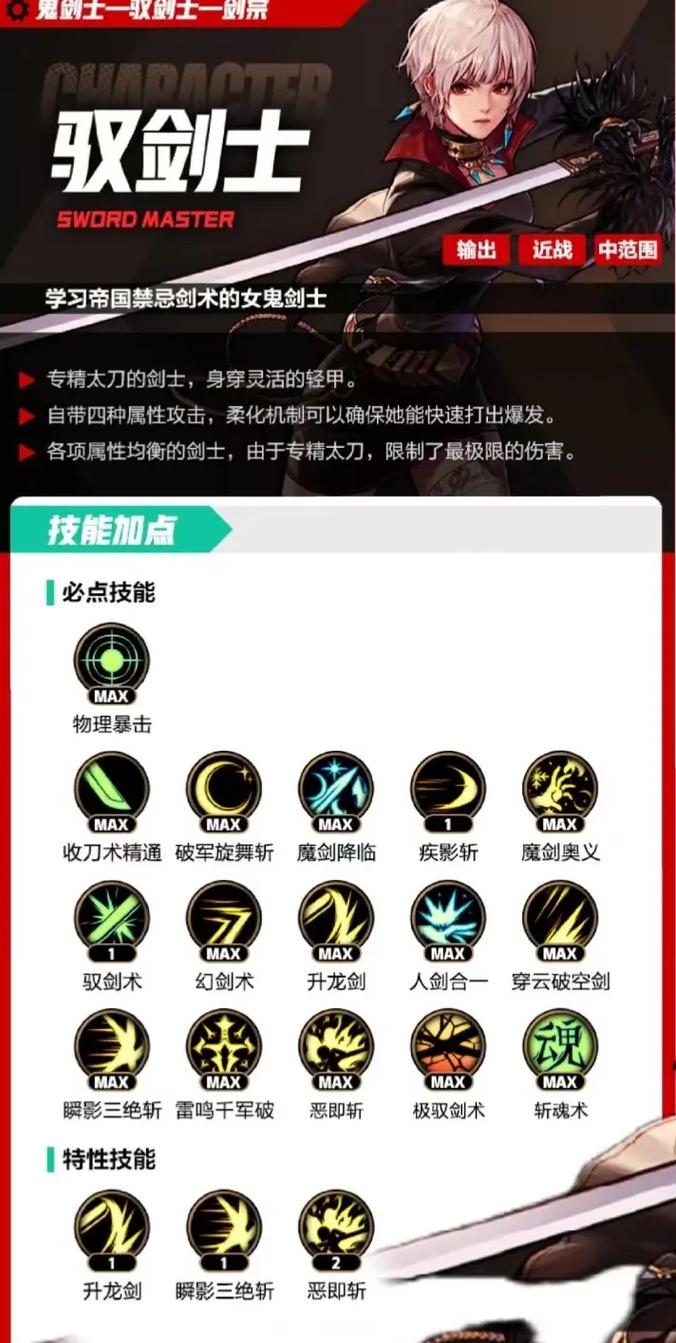 dnf剑宗魔剑降临和魔剑奥义是否要点