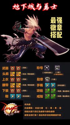 DNF什么级别的徽章比较好