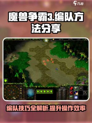 魔兽争霸3冰封王座怎样编队