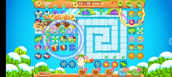 保卫萝卜286关攻略三星金萝卜图文布阵图