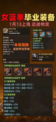 蓝拳用什么武器比较好配什么装备