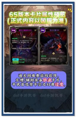 DNF那些加力量的卡片都有什么?