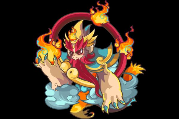 洛克王国魔法徽章怎么快速刷出?(灵石猴进化火云神道具)